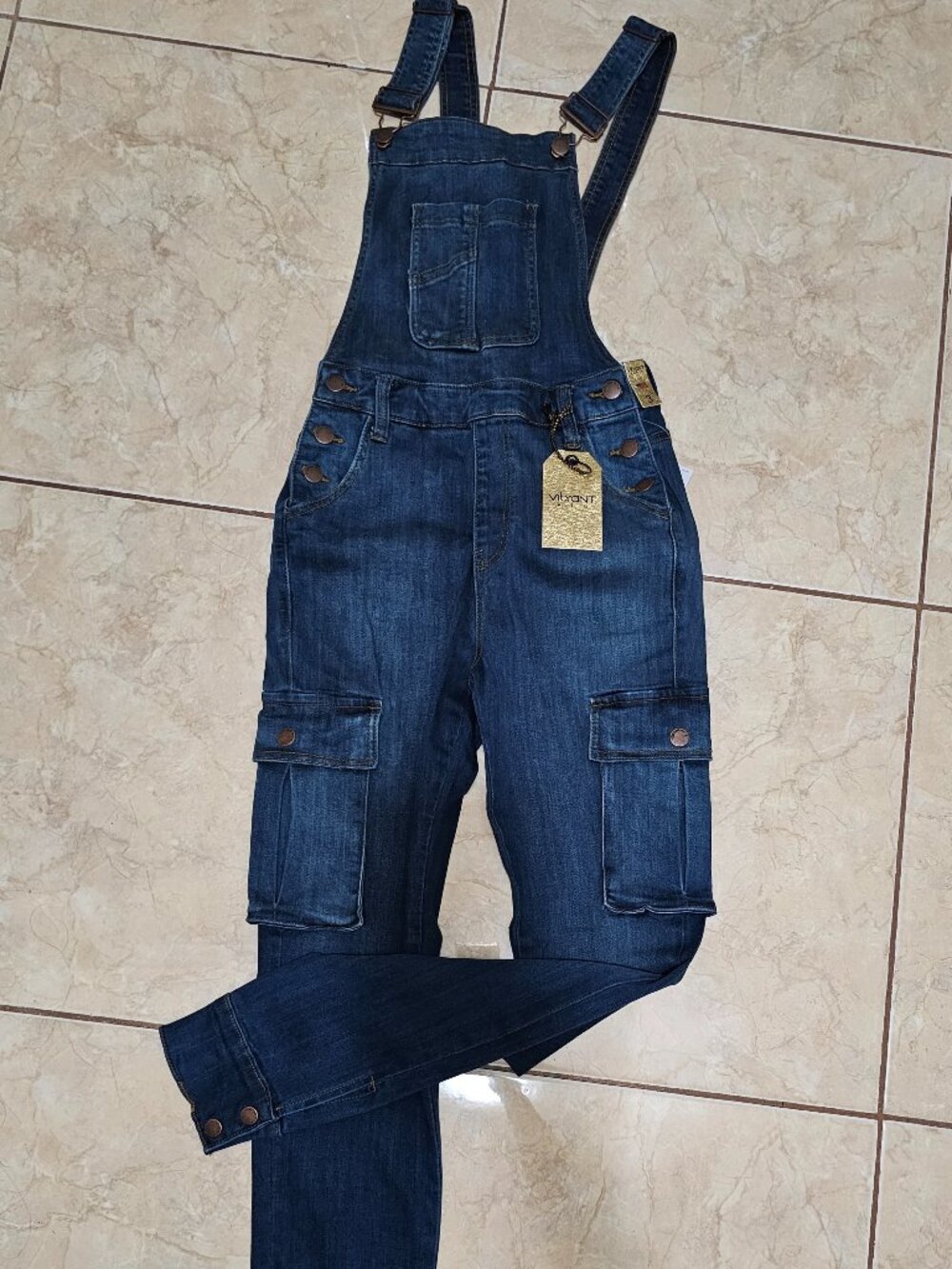 Vibrant Denim Overall